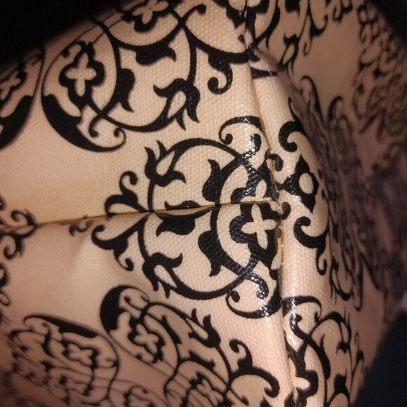 Brighton Large Burgundy and Black Design Tote - Picture 7 of 7